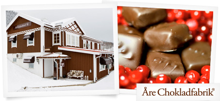 Åre Chokladfabrik - Choklad, kola & praliner från Åre | Bluebox.se