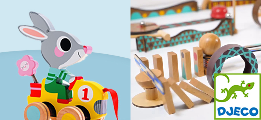 Leksaker, Pussel & Spel i färgglad design från Djeco | Bluebox.se