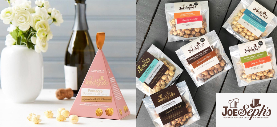 Karamelliserade popcorn - Joe & Seph’s | Bluebox.se