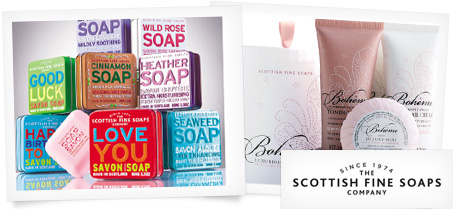 Scottish Fine Soaps med fruktdoft, blomdoft, juldoft | Bluebox.se