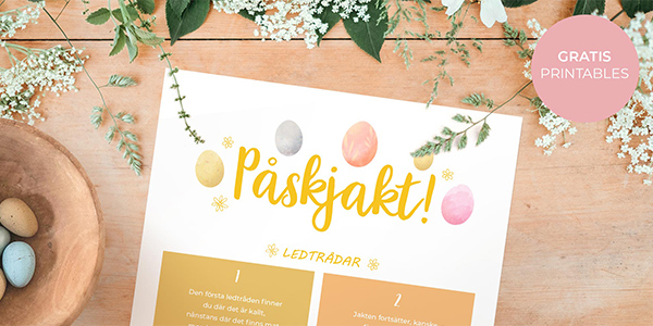 Påskjakt med Bluebox - Printables