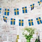 Girlang - Svenska flaggan (5 m)