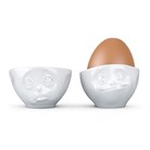 Äggkoppar med ansikte (2-pack)