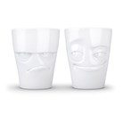 Kaffekoppar med ansikte (2-pack)