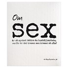 Disktrasa med rolig text - Kärlek / Sex