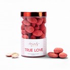 Mandelkulor med vit choklad & jordgubb - TRUE LOVE