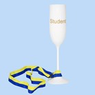 Studenthänge - Champagneglas