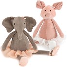 Gosedjur - Ballerina elefant & gris