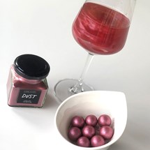 Glitterpulver till bakning & drinkar - Rosa