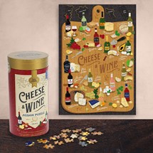 Pussel - Cheese and Wine