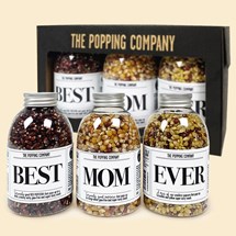 Popcorn presentkit - Best mom ever (3-pack)