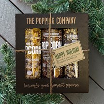 Popcorn presentkit - Happy Holidays (3-pack)