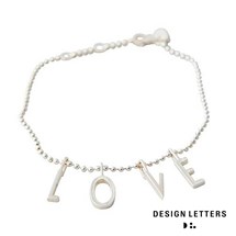 Armband LOVE i silver - Design Letters