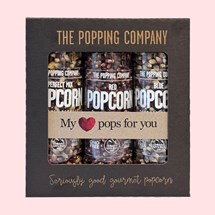 Popcorn set - My Heart Pops For You (3-pack)