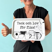 Serveringsbricka - Fika