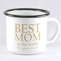 Emaljmugg - Best Mom in the World