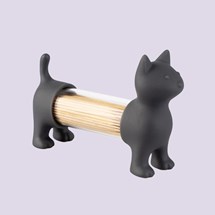 Tandpetshållare/salt- & pepparshaker, katt