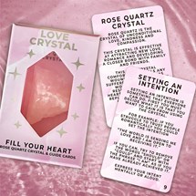 Kristall och guidekort - Kärlek