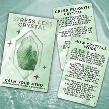 Kristall och guidekort - Stress Less