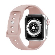 Silikonarmband för Apple Watch, Rosa