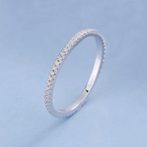 58:DAYS - Ring med små stenar, silver