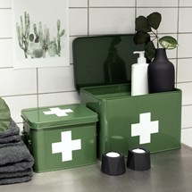 Första hjälpen-låda, grön