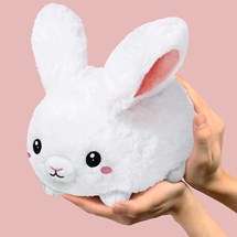 Squishable Gosedjur - Fluffig kanin, vit