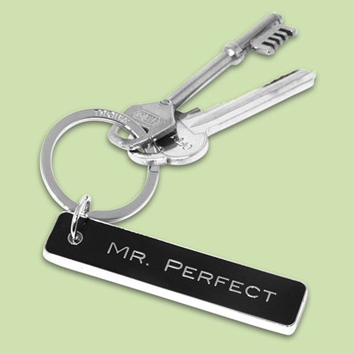 Nyckelring - Mr. Perfect, Svart