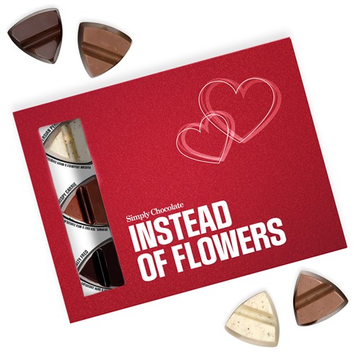 Chokladask - Instead of flowers