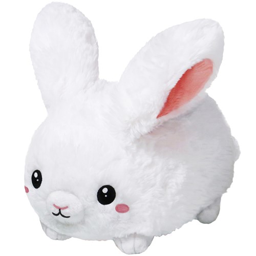 Squishable Gosedjur - Fluffig kanin, vit, Liten