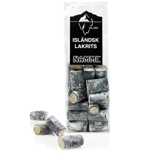 Isländsk lakrits - Lakkrís Djöflar, 140 g