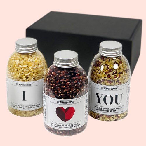 Popcorn presentkit - I LOVE YOU