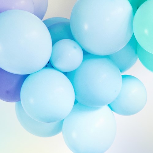Ballonger - Extra Starka, Ljusblå (10-pack)