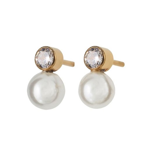 Edblad, Örhängen - Luna Studs Small, Guld