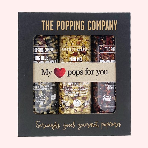 Popcorn set - My Heart Pops For You (3-pack)