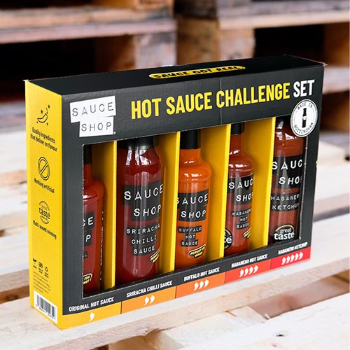 BBQ gåvoset - Hot Sauce Challenge, Svart