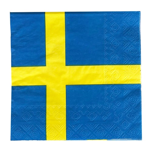 Servetter - svenska flaggan