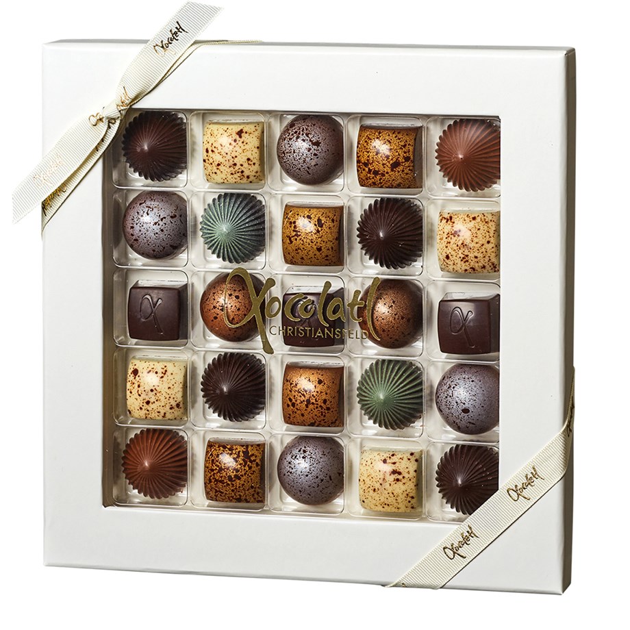 bluebox.se | Chokladask med 25 praliner – Xocolatl
